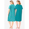 Dreams & Co. Women's Plus Size 2-Pack Short-Sleeve Sleepshirt - 3 of 4