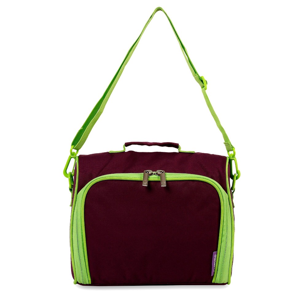 Photos - Food Container J World Casey Insulated Lunch Bag - Maroon