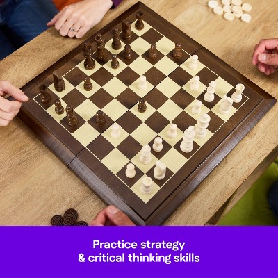 Детские игрушки Game Gallery Chess & Checkers Set, Style May Vary — фото 3
