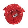 Hudson Baby Infant Girl Turban Cotton Headwraps, Wildflower, One Size - 4 of 4