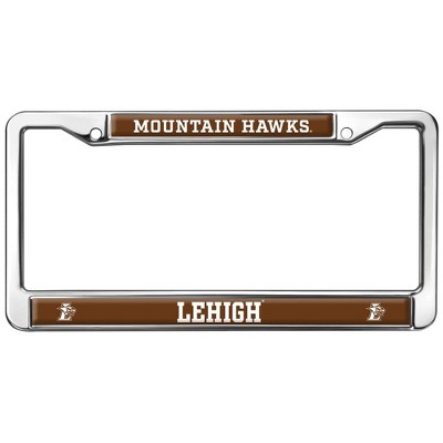 Lehigh University Mountain Hawks Full Size Standard License Plate Metal Frame