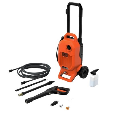 Black & Decker BEPW1600 1600 Max PSI 1.2 GPM Corded Cold Water Pressure Washer