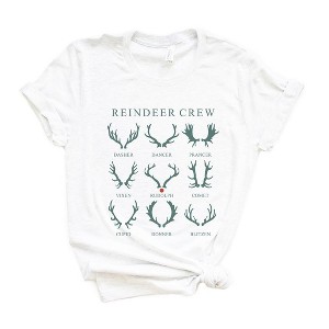 Simply Sage Market Women's Reindeer Short Sleeve Graphic Tee - 1 of 4