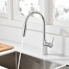 SUMERAIN Kitchen Sink Faucet Pull Down Sprayer Dual Mode, Lead Free Faucet for Kitchen Sink Chrome - 2 of 4
