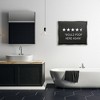 Stupell Industries Five Star Funny Word Bathroom Black And White Design - 2 of 4