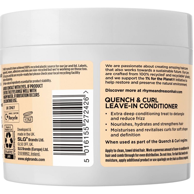 Rhyme &#38; Reason Quench and Curl Leave-in Conditioner - 10.8 fl oz, 3 of 8