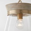 Capital Lighting Finn 1 - Light Pendant in  White Wash/Matte Brass - 3 of 4