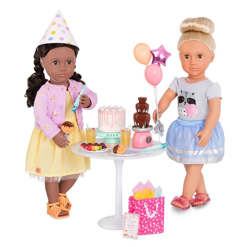 Our Generation Sweet Celebration Birthday Party Accessory Set for 18&#34; Dolls, 3 of 6