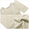 Cardigan for Girls Open Front Sweater Long Sleeve Loose Fit Sweater Jacket,Beige - L - 3 of 4