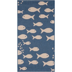 Courtyard CY6012 UV & Stain Resistant Non-Shedding Power Loomed Indoor/Outdoor Rugs - Safavieh - 1 of 4