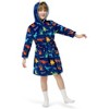 Joyfy Christmas Kids Dinosaur Robe for Boys Hooded Boys Bath Robe, Kids Christmas Pajamas - 3 of 4