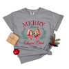 Simply Sage Market Women's Coquette Merry Mama Social Club Short Sleeve Garment Dyed Tee - 3 of 4
