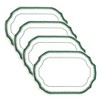 Saro Lifestyle Elegant Embroidery Detail Placemat (Set of 4) - 3 of 4