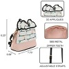 Peanuts Snoopy Christmas Dog House Pink 7.75" Dome Crossbody Bag - 4 of 4