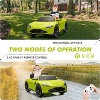 12V Licensed Aston Martin Kids Ride On Car, Electric Sports Car w/Remote, LED Lights, Music, USB, Soft Start - 4 of 4
