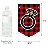 Big Dot of Happiness Flannel Fling Before the Ring - Buffalo Plaid Bachelorette Party Bunting Banner - Bachelorette Party Decorations - 2 of 4
