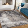 Hauteloom Witchford Abstract Charcoal Thick Rug - 2 of 4