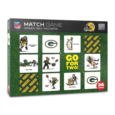 NFL Green Bay Packers Memory Match Game