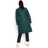 CITY CHIC | Women's Plus Size Effortless Chic Coat - emerald - 14W - 4 of 4