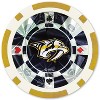 MasterPieces Casino Style 20 Piece 11.5 Gram Poker Chip Set NHL Nashville Predators Silver Edition - 3 of 3