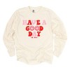 Simply Sage Market S.W.Smiley Have a Good Day Smiley Face Garment Dyed Long Sleeve - 2 of 4