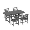 FUFU&GAGA Waterproof and Easy to Install Patio Dining Table Set Weather Resistant HDPE Material Essential for Patio and Garden Gatherings - 3 of 4