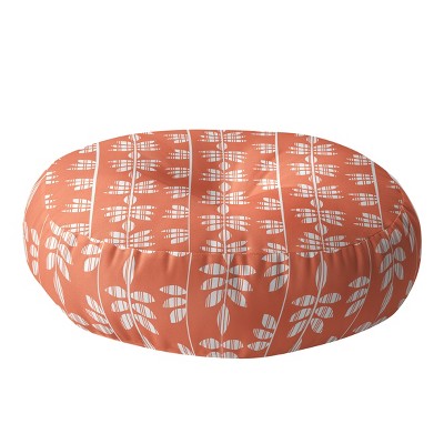 Heather Dutton Abadi Floor Pillow (23") Orange - Deny Designs