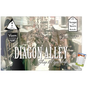 Trends International The Wizarding World: Harry Potter - Diagon Alley Shops Unframed Wall Poster Prints - 1 of 4