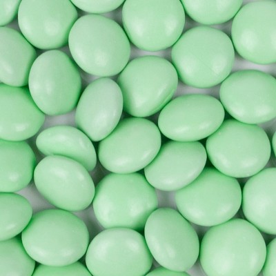 1 lb Light Green Candy Milk Chocolate Minis by Just Candy (approx. 500 Pcs)