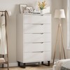 Coucheta 50" Tall Dresser, 5 Dresser for Bedroom,  Vertical Drawer with Storage, Wooden Closet Chest Storage for Living Room, Hallway,,Entryway - 2 of 4
