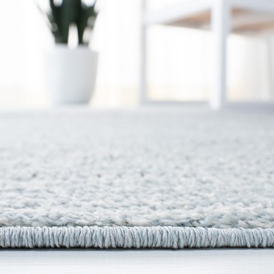 Adirondack Grey and Light Grey Synthetic Runner Rug