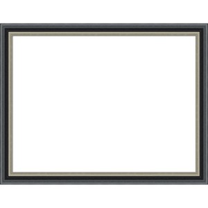Amanti Art Theo Black Silver Framed Dry Erase Magnetic Board - 1 of 4