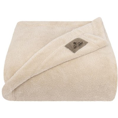Taupe Twin Size Ultra Soft Fleece Blanket