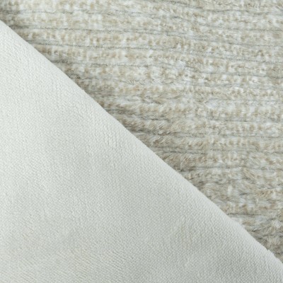 Taupe Waterproof Reversible Plush Pet Blanket 60" x 70"