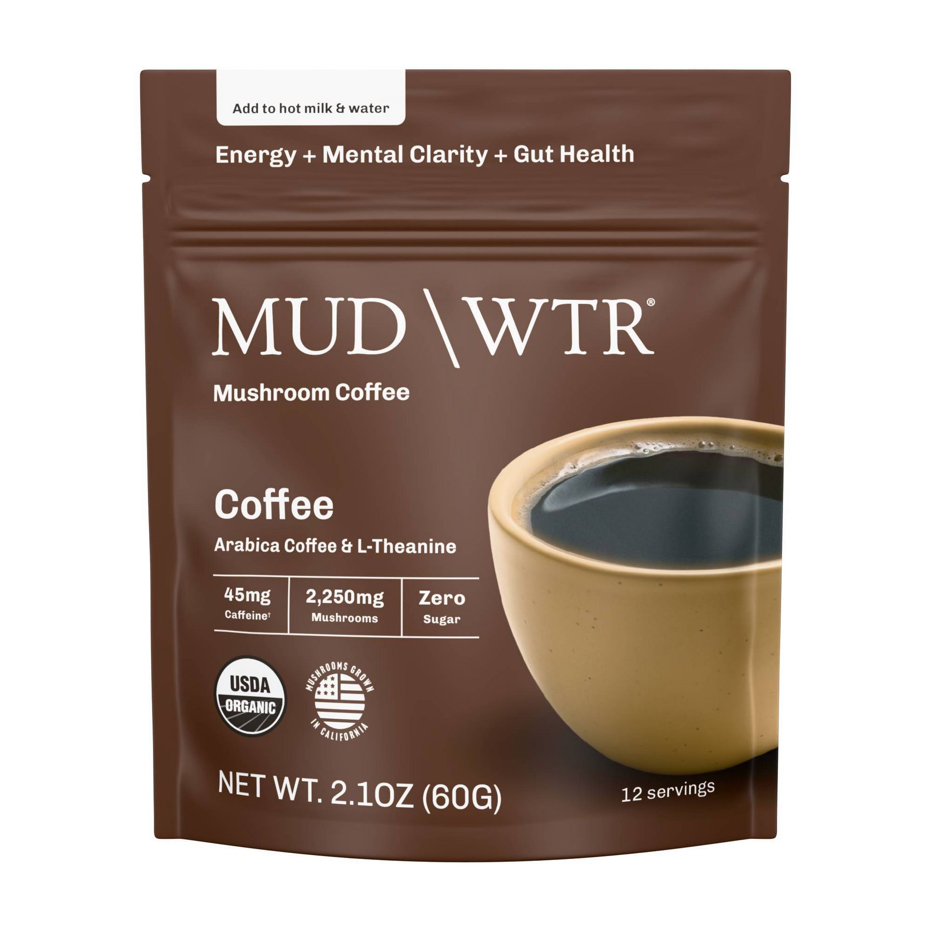 MUD\WTR Organic Mushroom Coffee - 2.1oz