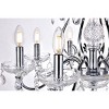 Elegant Lighting Voltaire Collection Chandelier D26 H25 Lt:8 Chrome Finish - 4 of 4