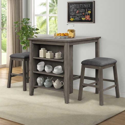 Dining table discount set with storage