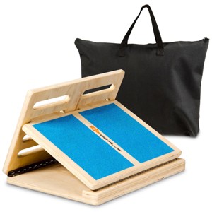 Costway 4-level Adjustable Slant Board Wooden Calf Stretcher Incline Stretching Ankle - 1 of 4