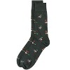 Memoi Men's "Mallard Most Fowl" Rayon from Bamboo Blend Novelty Crew Sock Rosin 10-13 - 3 of 4