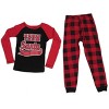 #FollowMe Buffalo Plaid Family Kids Pajamas  Adorable & Warm Sleepwear - 4 of 4