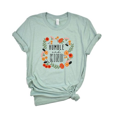 Simply Sage Market Women's Humble And Kind Floral Short Sleeve Graphic ...
