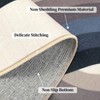 Washable Modern Area Rug, Stain-Resistant Non-Slip Rug for Living Room, Bedroom, Office - 4 of 4