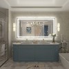 Apmir Super Bright Front & Back LED Lighted Anti-Fog Tempered Glass Bathroom/Vanity Mirror with ETL & 3-Year Warranty - 2 of 4