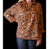 Women's Cheetah Print High Low Pullover Top - Look Mode USA - 4 of 4