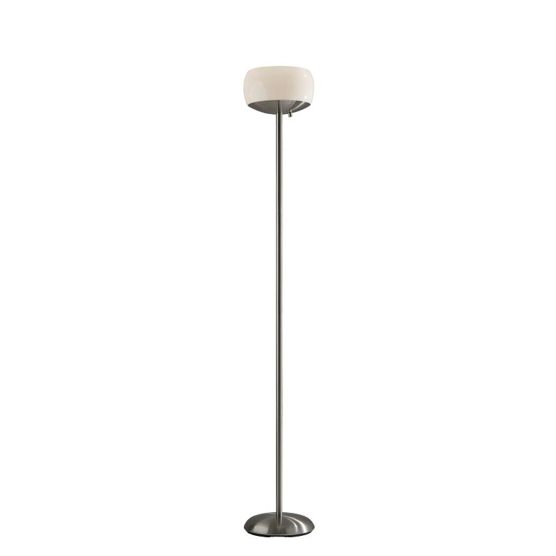 Jessica 300W Torchiere Brushed Steel - Adesso, 1 of 6