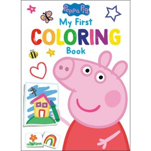 Peppa Pig: My First Coloring Book (Peppa Pig) - by  Golden Books (Paperback) - 1 of 1