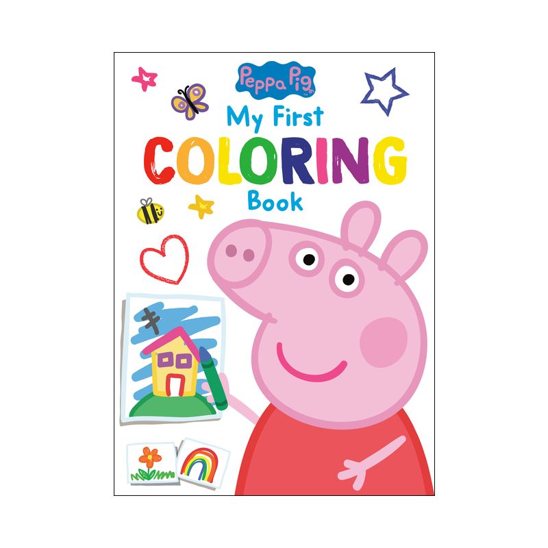 Peppa Pig: My First Coloring Book (Peppa Pig) - by  Golden Books (Paperback), 1 of 2