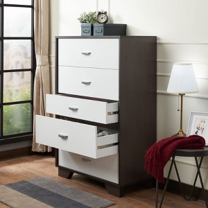 PAGED Elegant Chest of Drawers Storage Cabinet with Drawers and Sturdy Wooden Sled Base for Living Room, Hallway, Office - 1 of 4