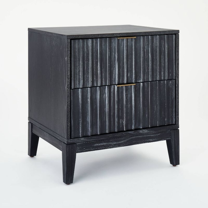 Thousand Oaks Wood Scalloped End Table with Drawers - Threshold™ designed with Studio McGee, 1 of 11