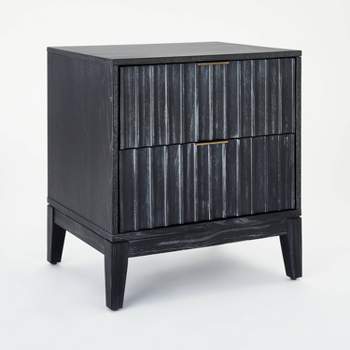 Thousand Oaks Wood Scalloped End Table with Drawers - Threshold™ designed with Studio McGee
